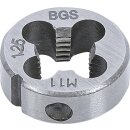 BGS technic Gewindeschneideisen | M11 x 1,25 x 38 mm