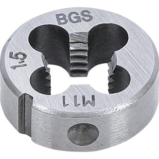 BGS technic Gewindeschneideisen | M11 x 1,5 x 25 mm