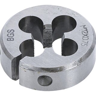 BGS technic Gewindeschneideisen | M12 x 0,75 x 25 mm