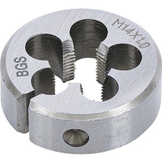 BGS technic Gewindeschneideisen | M14 x 1,0 x 25 mm