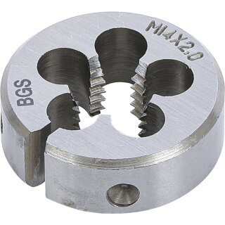 BGS technic Gewindeschneideisen | M14 x 2,0 x 25 mm