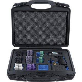 BGS technic Druckluft-Borstenschleifer-Satz | 17-tlg.
