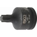 BGS technic Kraft-Bit-Einsatz | Antrieb Innenvierkant 20 mm (3/4") | T-Profil (für Torx) T60