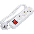 BGS technic Steckdosenleiste | 3-fach mit Schalter |...