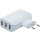 BGS technic Universal USB-Ladegerät | 3 USB-Ports | max 3.4 A total max. 2.4 A / USB | 110 - 240 V