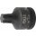 BGS technic Kraft-Bit-Einsatz | Antrieb Innenvierkant 20 mm (3/4") | T-Profil (für Torx) T80