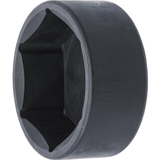 BGS technic Kraft-Steckschlüssel-Einsatz Sechskant | Antrieb Innenvierkant 20 mm (3/4") | SW 90 mm | für Iveco, Volvo, DAF