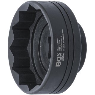 BGS technic Naben-Schlüssel | Zwölfkant | für IVECO LKWs & SAF / BPW Anhänger | SW 85 mm