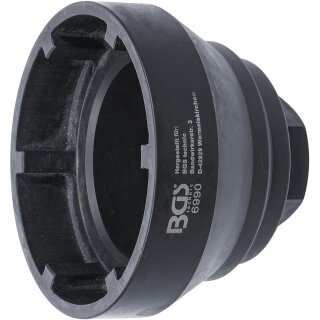 BGS technic Nutmutternschlüssel | Zapfen innen liegend | für MAN | 133 - 145 mm