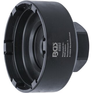 BGS technic Antriebswellen-Nutmuttern-Schlüssel | für MAN & Mercedes LKWs | 101.5 x 110 mm