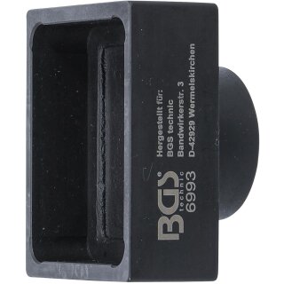 BGS technic Achsen-Spannmuttern-Schlüssel | für DAF, MAN, Mercedes-Benz, Kässbohrer, Setra | SW 60 mm
