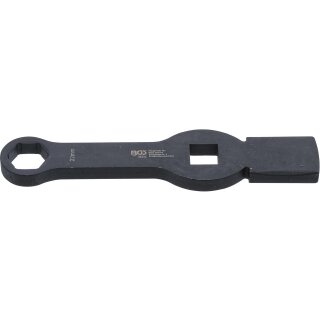 BGS technic Schlag-Ringschlüssel | Sechskant | mit 2 Schlagflächen | SW 22 mm
