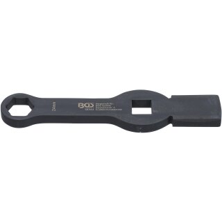 BGS technic Schlag-Ringschlüssel | Sechskant | mit 2 Schlagflächen | SW 24 mm