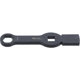 BGS technic Schlag-Ringschlüssel | Sechskant | mit 2 Schlagflächen | SW 27 mm