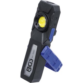BGS technic COB-LED-Werkstattleuchte mit Magnet und Haken | klappbar