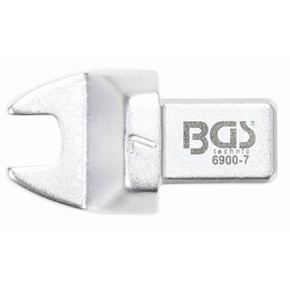 BGS technic Einsteck-Maulschlüssel | 7 mm | Aufnahme 9 x 12 mm