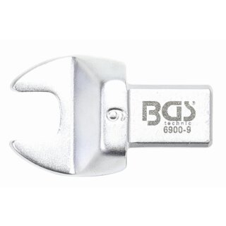 BGS technic Einsteck-Maulschlüssel | 9 mm | Aufnahme 9 x 12 mm