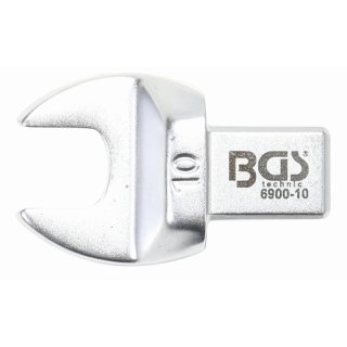 BGS technic Einsteck-Maulschlüssel | 10 mm | Aufnahme 9 x 12 mm