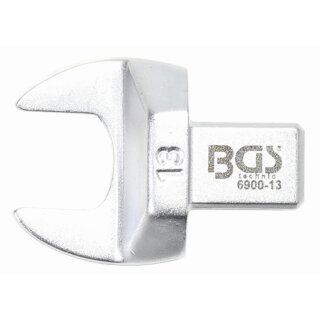 BGS technic Einsteck-Maulschlüssel | 13 mm | Aufnahme 9 x 12 mm