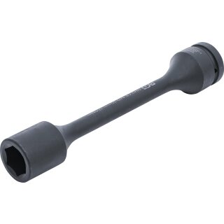 BGS technic Torsions-Kraft-Steckschlüssel-Einsatz Sechskant | Antrieb Innenvierkant 25 mm (1") | SW 30 mm | 350 Nm
