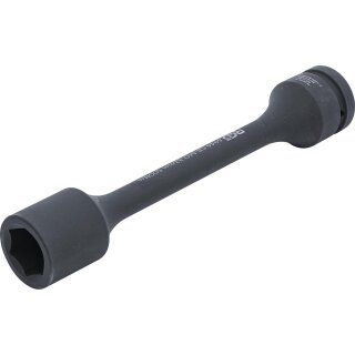 BGS technic Torsions-Kraft-Steckschlüssel-Einsatz Sechskant | Antrieb Innenvierkant 25 mm (1") | SW 32 mm | 500 Nm
