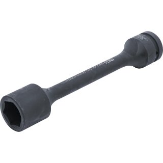 BGS technic Torsions-Kraft-Steckschlüssel-Einsatz Sechskant | Antrieb Innenvierkant 25 mm (1") | SW 36 mm | 600 Nm