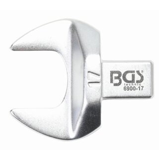 BGS technic Einsteck-Maulschlüssel | 17 mm | Aufnahme 9 x 12 mm