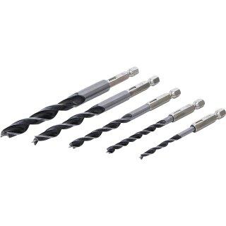 BGS Do it yourself Holzbohrer-Satz | 4 - 10 mm | Sechskantantrieb | 5-tlg.