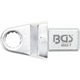 BGS technic Einsteck-Ringschlüssel | 7 mm | Aufnahme 9 x 12 mm
