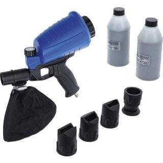 BGS technic Druckluft-Sandstrahlpistole inkl. Zubehör | 3-tlg.