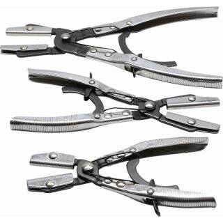 BGS technic Schlauch-Abklemmzangen-Satz | 205-305 mm | 3-tlg.