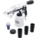 BGS technic Druckluft-Reinigungspistole mit Bürsten- und Saugaufsatz | 7-tlg.