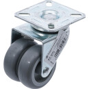 BGS Do it yourself Doppel-Lenkrolle | Ø 50 mm