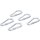 BGS Do it yourself Karabinerhaken-Sortiment | 80 x 8 mm | 5-tlg.