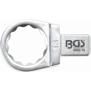BGS technic Einsteck-Ringschlüssel | 18 mm | Aufnahme 9 x 12 mm