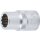 BGS technic Steckschlüssel-Einsatz Zwölfkant | Antrieb Innenvierkant 12,5 mm (1/2") | SW 1/2" 