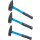 BGS technic Schlosserhammer-Satz | Fiberglasstiel | DIN 1041 | 300 / 500 / 800 g | 3-tlg.