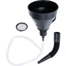 BGS technic Öl-Einfülltrichter-Satz | mit flexiblem Rohr und Schlauch | Ø 135 mm | 3-tlg.