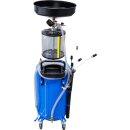 BGS technic Druckluft-Öl-Absauggerät mit Altöl-Aufnahmebehälter | 80 l