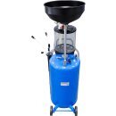 BGS technic Druckluft-Öl-Absauggerät mit Altöl-Aufnahmebehälter | 80 l