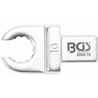 BGS technic Einsteck-Ringschlüssel | offen | 10 mm | Aufnahme 9 x 12 mm