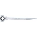 BGS technic Gerüstbauer-Knarre | 3-in-1 | SW 19 x 22 mm
