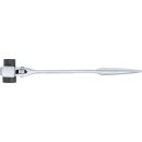 BGS technic Gerüstbauer-Knarre | 3-in-1 | SW 19 x 22 mm