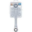 BGS Do it yourself Ratschen-Ringschlüssel mit Adaptersatz | SW 8 - 19 mm | 6-tlg.