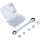 BGS Do it yourself Ratschen-Ringschlüssel mit Adaptersatz | SW 8 - 19 mm | 6-tlg.