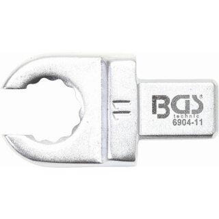 BGS technic Einsteck-Ringschlüssel | offen | 11 mm | Aufnahme 9 x 12 mm