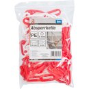 BGS Do it yourself Absperrkette | Rot-Weiß | Kunststoff | 5 m