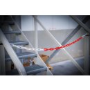 BGS Do it yourself Absperrkette | Rot-Weiß | Kunststoff | 5 m
