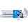 BGS technic Winkelschlüssel-Satz | T-Profil (für Torx) mit Kugelkopf T10 - T50 mm | 9-tlg.