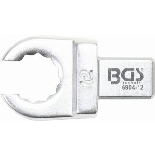 BGS technic Einsteck-Ringschlüssel | offen | 12 mm | Aufnahme 9 x 12 mm